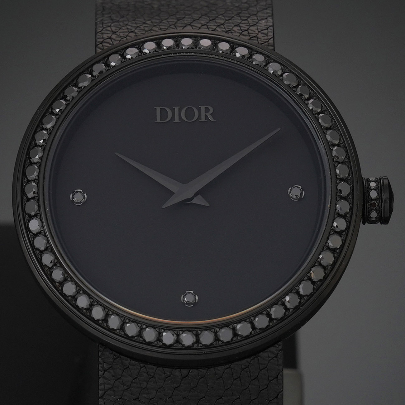 CHRISTIAN DIOR(USED)디올 블랙 울트라매트 워치